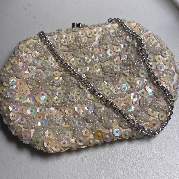 Sequin and Beaded Handbag - Picture 3 of 9